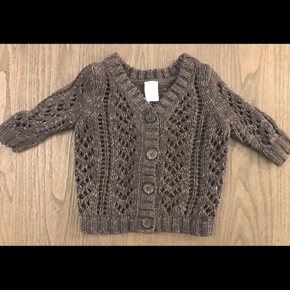 Carter’s Infant Girls Button-Up Sweater